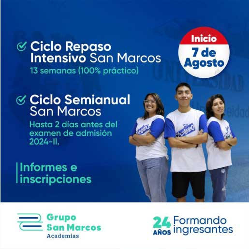 ciclo de preparación grupo san marcos