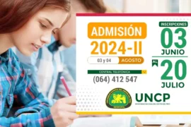 Examen de admision UNCP 2024-II